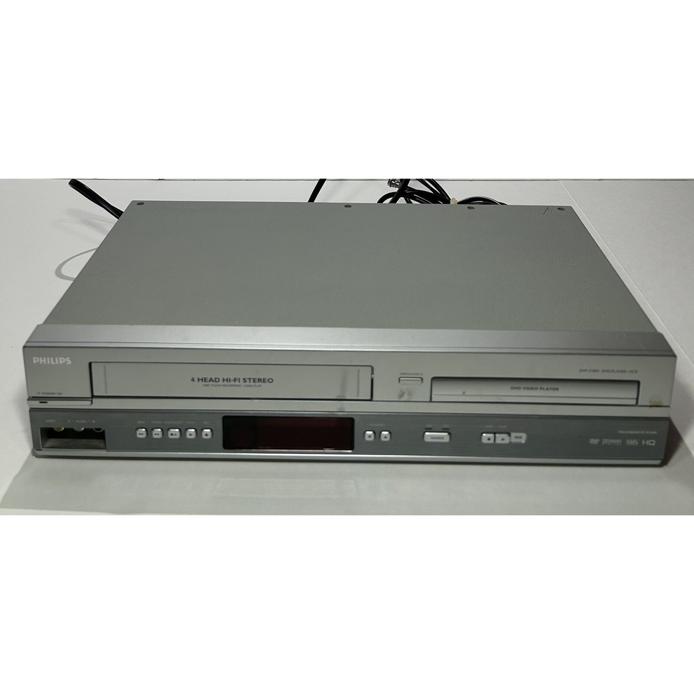 PHILIPS DVP3150V/37 DVD/VHS VCR COMBO Player *No Remote* Works Great!
